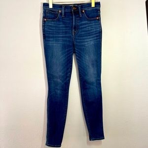 Madewell 10” High Rise Skinny Jeans